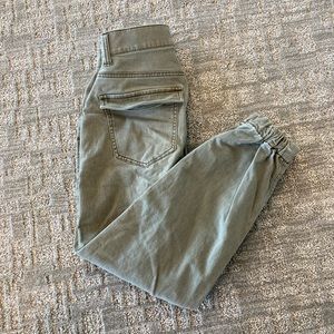 Express high rise cropped jeans